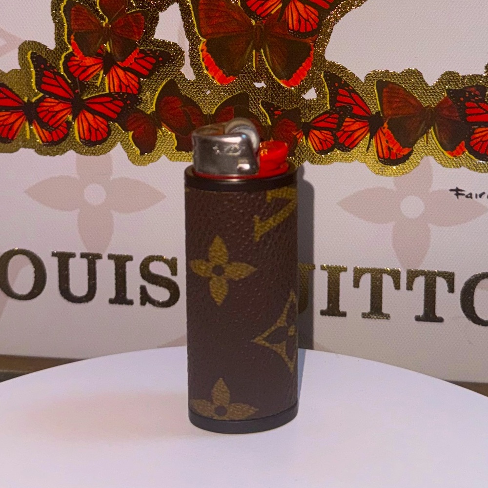 Brand New Custom Lighter Case Upcycled from Authentic Bag! Made by Jay Duffles